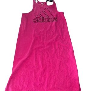 Adidas Girls Size 10/12 Hot Pink Sporty Dress